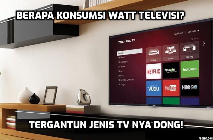 tv berapa watt