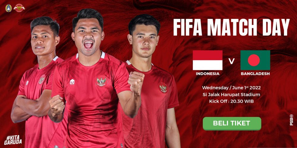 Berikut Cara Membeli Tiket Timnas Indonesia Vs Bangladesh:
