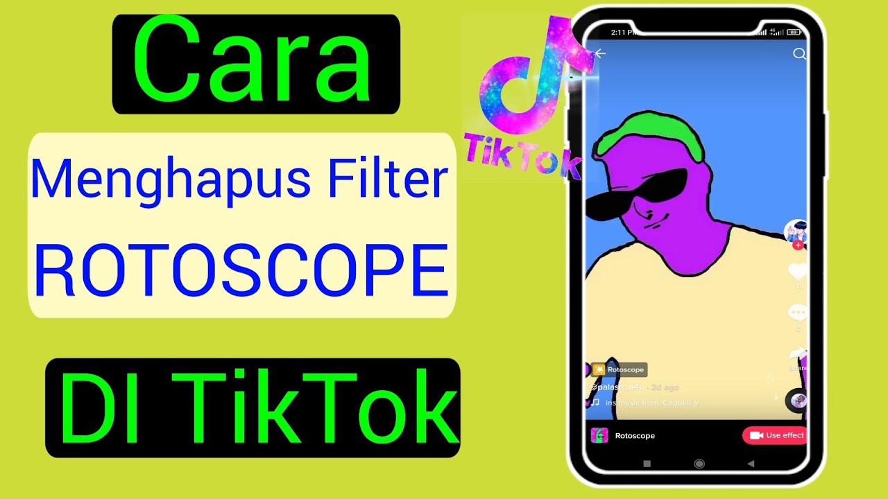 3 Langkah Menghapus Filter Rotoscope Pada TikTok