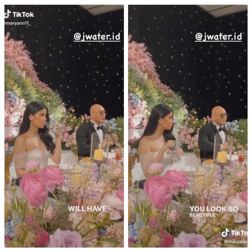 Sabrina Chairunnisa membagikan video pendek pernikahannya di Instagram.