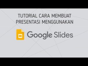 Cara membuat presentasi Google Slide