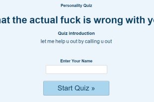 What The Actual F Is Wrong With You Quiz 2022