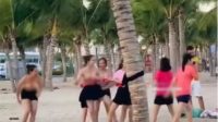 Video nữ du khách cởi áo chơi phản cảm team building ở Quảng Ninh?