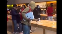 Viral: Apple Store with almost no security in California