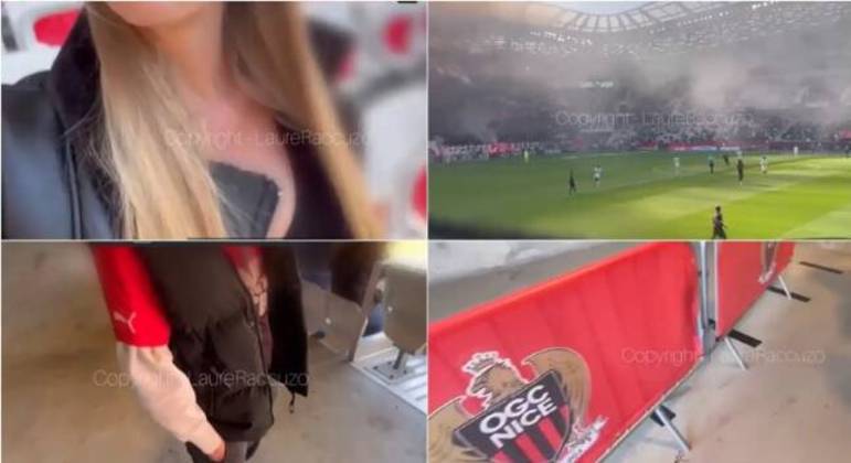 New Vidéos divulguées Laure Raccuzo Allianz Riviera Video & Laure Raccuzo Stade De Nice